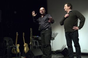 Jan Jouvert et Patrick Mirales lors du ciné concert - RCC 2017
crédit : Patrice Terraz