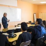 Ariane Allard, journaliste et critique cinéma, intervenante de l'atelier Moi Jeune Critique - RCC 2017 
crédit : Patrice Terraz