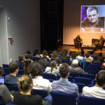 Emmanuel Courcol, scénariste et réalisateur, lors de sa masterclass au lycée Carnot - RCC 2017 
crédit : Patrice Terraz