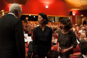 Ounie Lecomte, réalisatrice et scénariste, lors de la séance de "Je vous souhaite d'être follement aimée" - RCC 2015
Crédit : Emilie Saubestre
