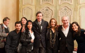Nicolas Henry (réalsiateur), Mei Chen Chalais, Patrick de Carolis (journaliste), Marisa Berenson (actrice), gérard Camy (président de Cannes Cinéma), Mina Kavani (actrice) - RCC 2015
Crédit : Emilie Saubestre