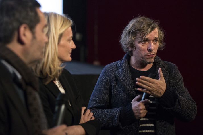 Pascal Demolon, acteur, lors de la séance de "Le Rire de ma mère" - RCC 2017 
crédit : Patrice Terraz