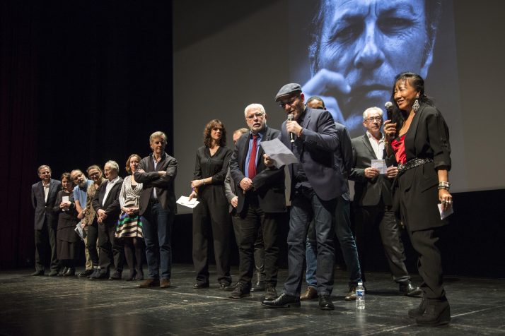 Les Jurys et Mei Chen Chalais lors de la remise du Prix François Chalais du Scénario - RCC 2017 
crédit : Patrice Terraz