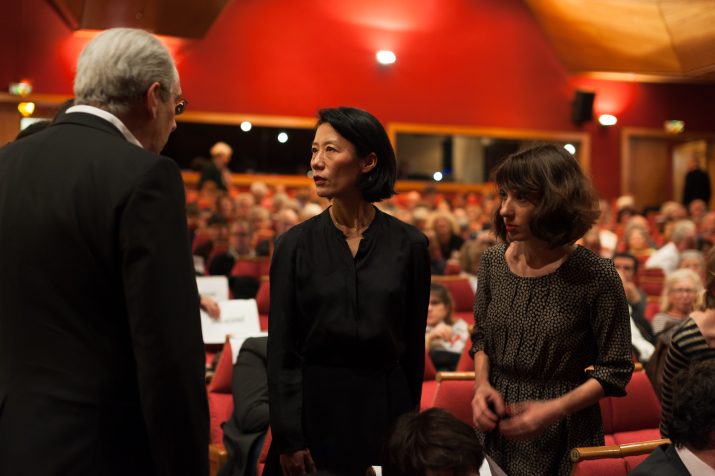 Ounie Lecomte, réalisatrice et scénariste, lors de la séance de "Je vous souhaite d'être follement aimée" - RCC 2015 
Crédit : Emilie Saubestre